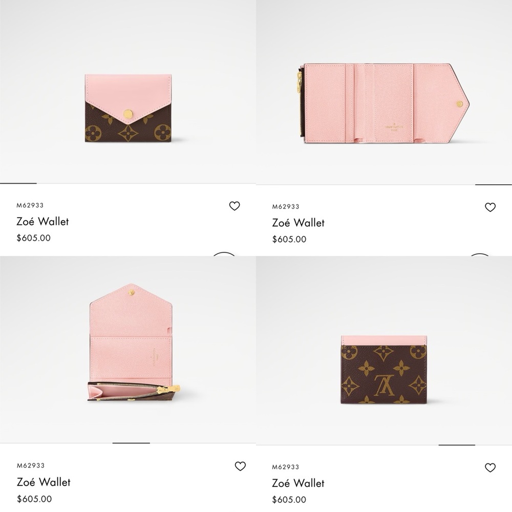 Authentic Louis Vuitton Zoe Wallet